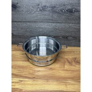 Saladmaster Versa TP304-316 Insert 3Qt Surgical Stainless 8.5" Steamer Basket